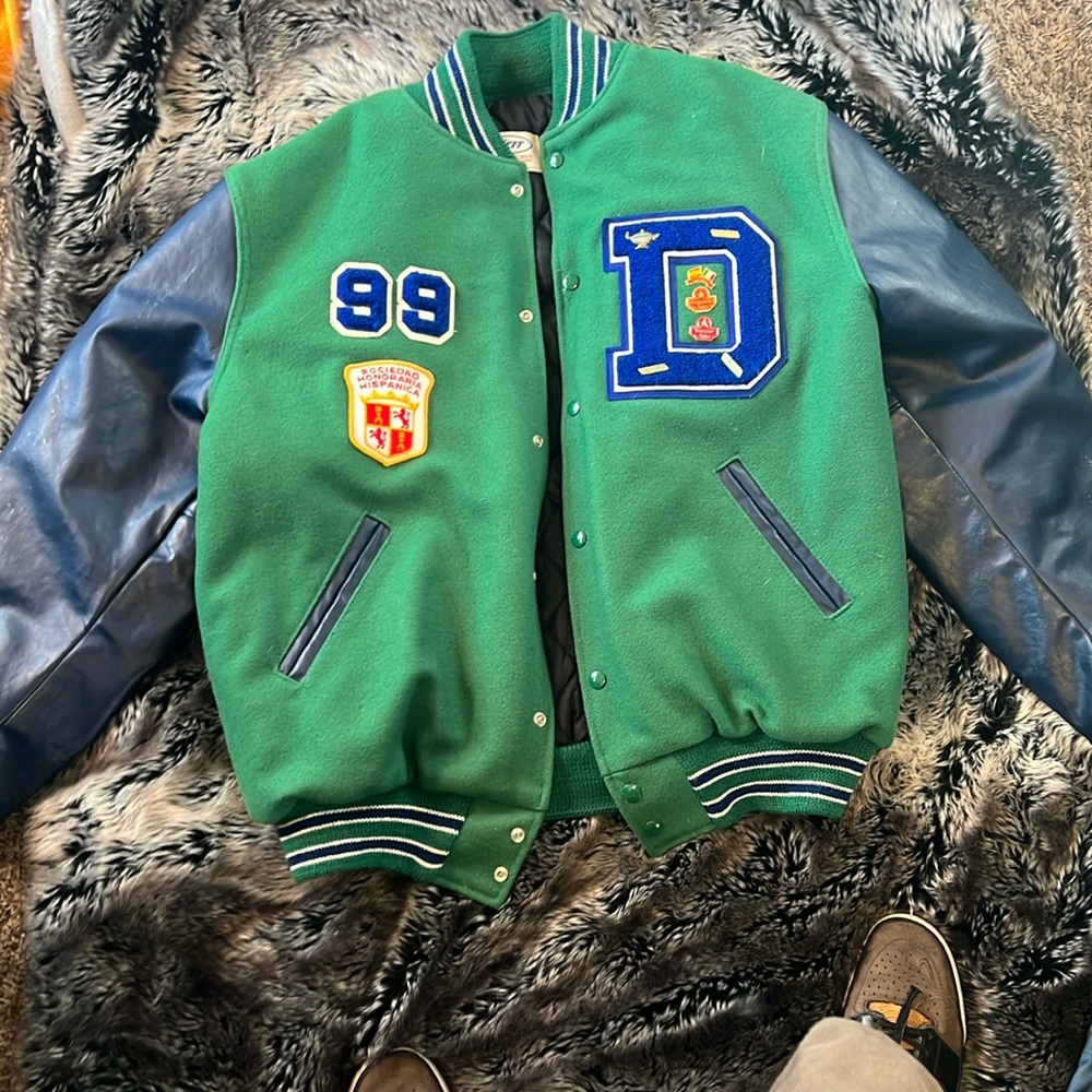 Vintage Neff Letterman Jacket Hispanic 99